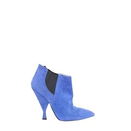Prada-Suede boots-Blue