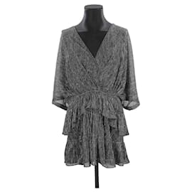 Iro Silbernes Kleid Silber
