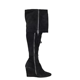 Dior-Suede boots-Black