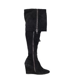 Dior Wildlederstiefel Schwarz