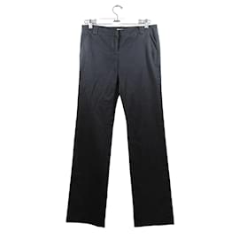 Burberry-Pantaloni di cotone-Nero