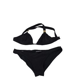 Balmain Schwarzer Badeanzug Schwarz