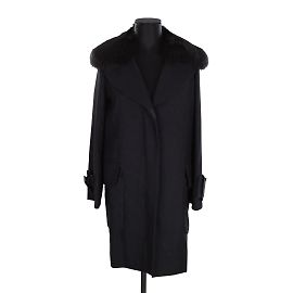 Paule Ka Wool coat Black