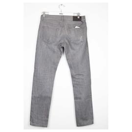 Prada-Jeans de algodão-Cinza