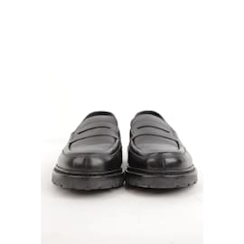 JM Weston-Leather loafers-Black