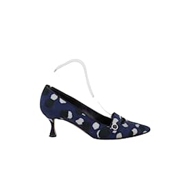 Manolo Blahnik-Blaue Absätze-Blau