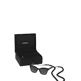 Chanel-Óculos de sol pretos-Preto