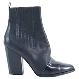 Kenzo-Leather boots-Black
