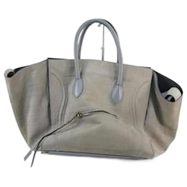 Céline-Sacs À Main en cuir-Gris