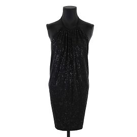 Alexandre Vauthier Schwarzes Kleid Schwarz