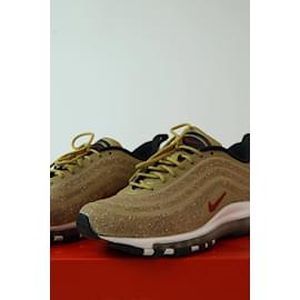 Nike-Tênis Air Max 97 dourado-Dourado