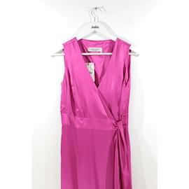 Saint Laurent-Silk dress-Pink