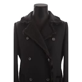 Prada-Manteau en laine-Noir