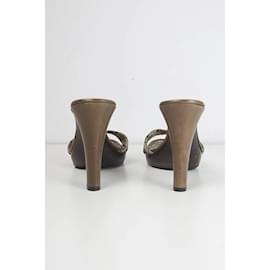 Gucci-Leather Heels-Brown