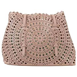 Alaïa Sac en cuir Beige