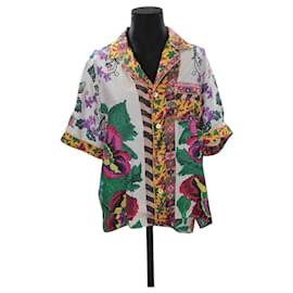Autre Marque-Silk wrap blouse-Multiple colors