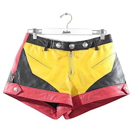 Zadig & Voltaire-Mini shorts de cuero-Multicolor
