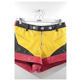 Zadig & Voltaire-Mini shorts de cuero-Multicolor