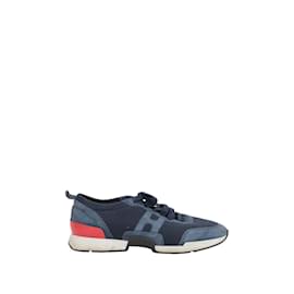 Hermès-suede sneakers-Blue
