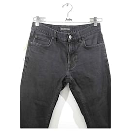 Balenciaga-Jeans justos de algodão-Preto