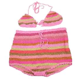 Autre Marque-Badeanzug aus Baumwolle-Pink