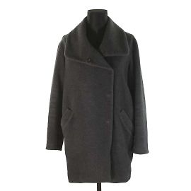 Gerard Darel Wollmantel Grau