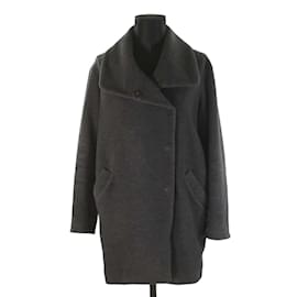 Gerard Darel-Wool coat-Grey