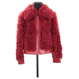 Michael Kors-Leather coat-Red
