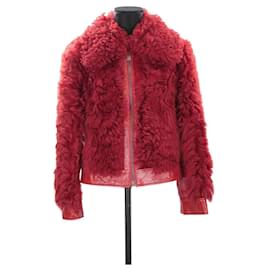 Michael Kors Lederjacke Rot