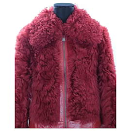 Michael Kors-Leather coat-Red
