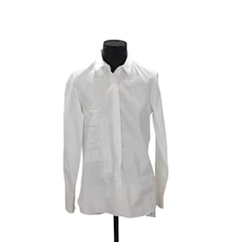 Ermanno Scervino-Camicia di cotone-Bianco