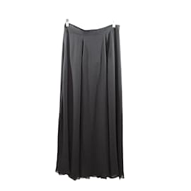 Max & Moi-silk skirt-Black