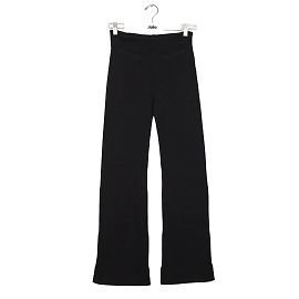 Saint Laurent calça de lã Preto