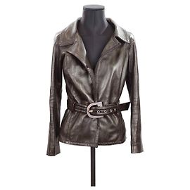 Jitrois Leather coat Brown