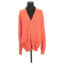 Hermès-cashmere cardi-Orange