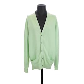 Hermès-Cardigan en cachemire-Vert