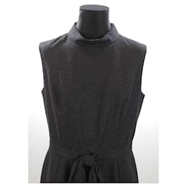 Yves Saint Laurent-Wool dress-Dark grey