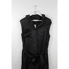 Yves Saint Laurent-Silk jumpsuit-Black