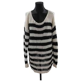 Saint Laurent-Wool sweater-White