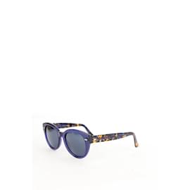 Gucci-Blaue Sonnenbrille-Blau