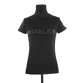 Thierry Mugler-maglietta di cotone-Nero