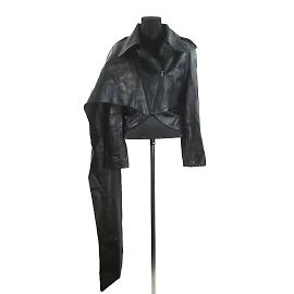 Thierry Mugler Lederjacke Schwarz
