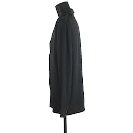 Thierry Mugler-camisa de seda-Negro