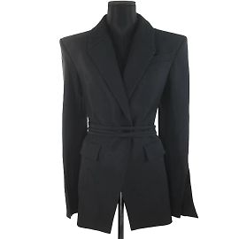 Thierry Mugler Wolljacke Schwarz