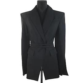 Thierry Mugler-Veste en laine-Noir