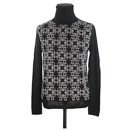 Longchamp Wollpullover Schwarz