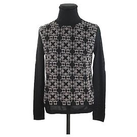 Longchamp Pull en laine Noir