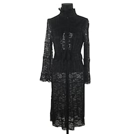 See by Chloé-Dress with lace-Black