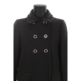 Miu Miu-Wool coat-Black