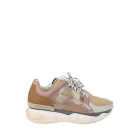 Fendi-Leather sneakers-Pink